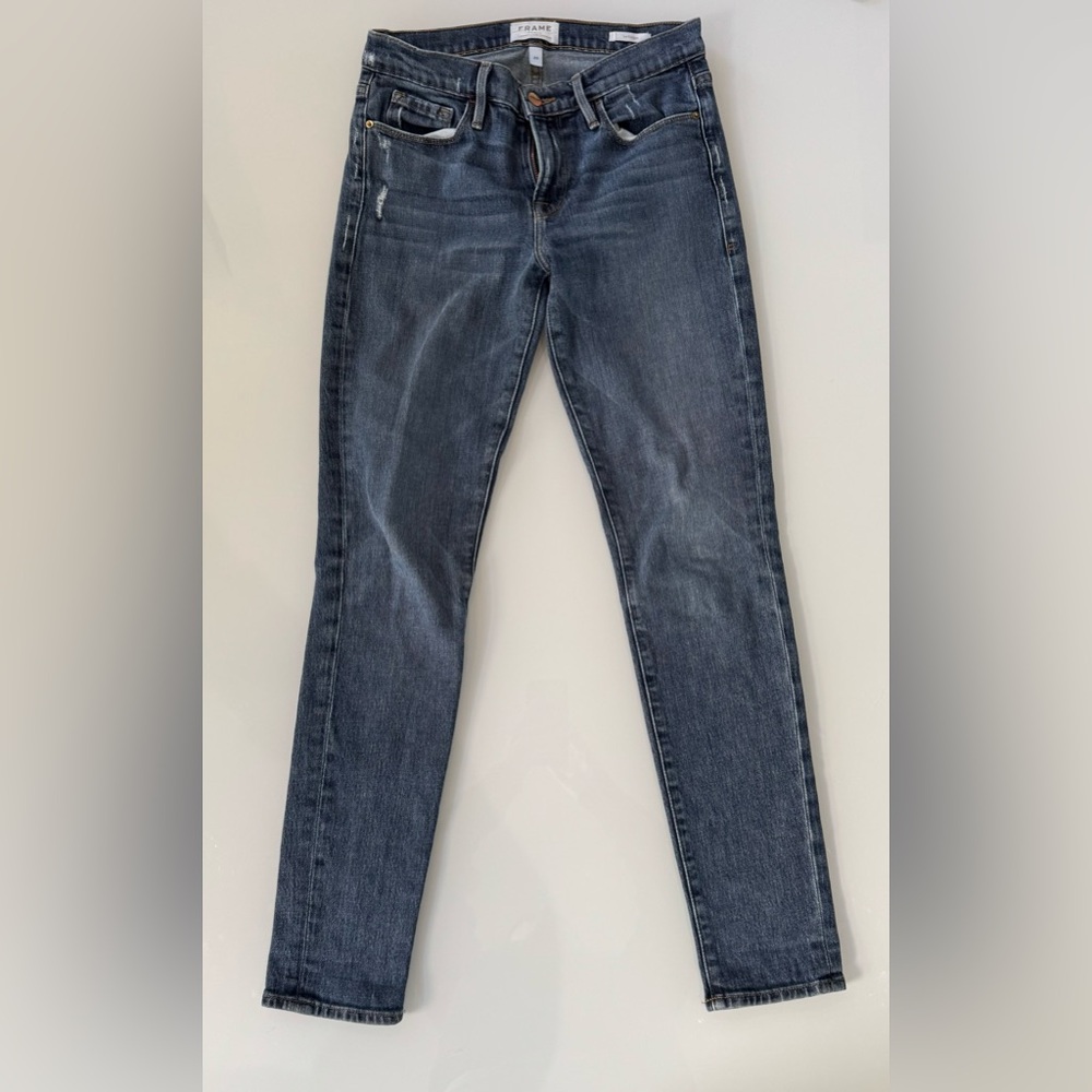 FRAME Le Garçon Slim Boyfriend Jeans – Size 25